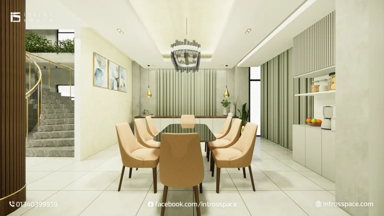 Dining space interior design